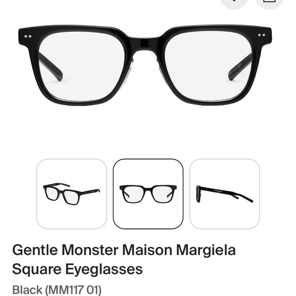 Maison Martin Margiela Black Glasses main image 7
